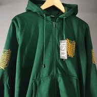 Aot ATTACK ON TITAN zipper anime Jacket