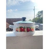 18cm ENAMEL COOKING POT
