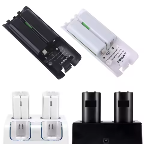 2Pcs/Set High Capacity 2800mAh Rechargeable Battery Reliable Game Console Parts Portable Battery Pac