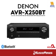 DENON AVR X250BT เครื่องเล่นเอวีรีซีฟเวอร์ DENON AVR-X250BT BKE2 โฮมเธียเตอร์ Music Arms