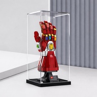 Figure Display Case Box 手办陈列收纳盒 Kotak Pameran Telus For Lego Model For Lego 76223 Nano Gauntlet