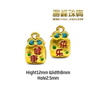 SF健康快乐蝴蝶结福袋吊坠/100%AU999GOLD(5D375)