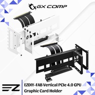 EZDIY-FAB Vertical PCIe 4.0 GPU Graphic Card Holder Black/White | Vertical GPU Mount