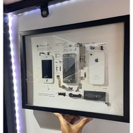 Full Set Wall Display Artworkiphone (Frame + Layout + UNIT hp iphone)