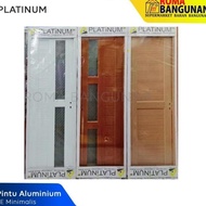 Platinum Pintu Kamar Mandi / Pintu Toilet Pvc Aluminium Minimalis