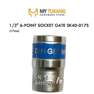 1/2" 6-POINT SOCKET 17MM GATE SK40-017S