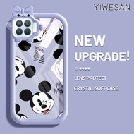 YIWESAN Casing Ponsel untuk OPPO A93 2020 F17 Pro Reno 4F Reno 4 Lite Reno 4 5G Case Mickey tikus in