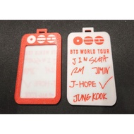 3D Printed BTS World Tour Photocard ID Card Holder ARMY Kpop Merch Lanyard Lace