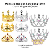 Crown ultah raja ratu / Crown King & Queen / Crown King / Crown Queen / King And Queen Crown