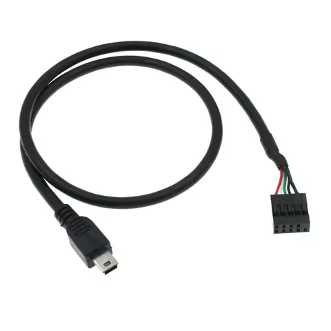 DuPont 2.54mm 9Pin to Mini USB &Micro usb type-c, USB Interface CPU Cooler Cable For CORSAIR Hydro S