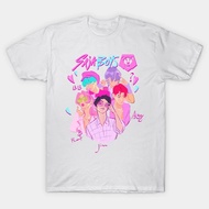 Baju Kpop Demon Hunters T-Shirt Kids Adult Kpop Saja Boys T-Shirt Cotton Short Sleeve Lelaki & Wanit