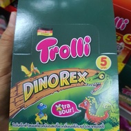 12 ซอง เยลลี่ กัมมี่ รส ไดโนเสาร์ trolli เยลลี่หนอน ไดโนเสาร์