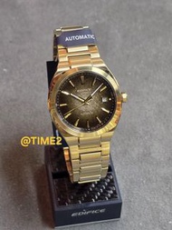 3代 機械錶  Casio  Edifice  EFK-200DG-5A  EFK200DG-5A  EFK-200  EFK200  不銹鋼電鍍金色  藍寶石水晶鏡  錶徑38mm  100米防水 