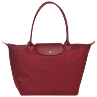 Genuine longchamp Le Pliage NEO Shoulder Bags Thick nylon dumpling bag long handle Large size Tote Bag 1899578009 Wine Red color