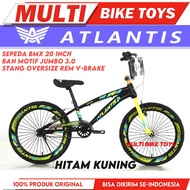 20-Inch BMX Bike for Boys Atlantis AT 653 with Large Jumbo 3.0 Pattern Tires
