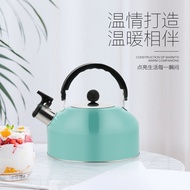 Stainless steel whistling kettle Creative Colors410Material: Sound-making pot Household induction co