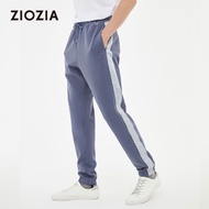 ZIOZIA Spring Men's Sports Casual Pants Lace-Up Narrow-Waist Corset Pants ZPP21181J