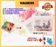[value99] 3in1 Laundry Capsule Gel Pods Beads Detergent Sabun Basuh Baju Wangi 3in1 Laundry Gel Bead