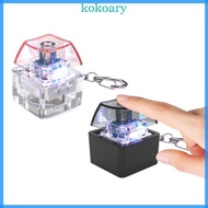 KOK LED Light Up Keyboard Clicks Toy 1-Key Keycap Tester For Anxiety Relief And Sensory  In Durabili