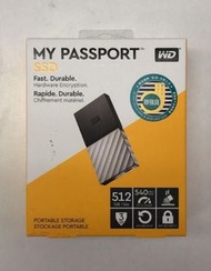 WD My Passport SSD 512GB Portable 可擕式儲存裝置