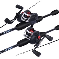 FRRTC 1.65m/1.8m Casting Rod Ultralight Baitcasting Rod and 18+1BB Baitcasting Reel Set