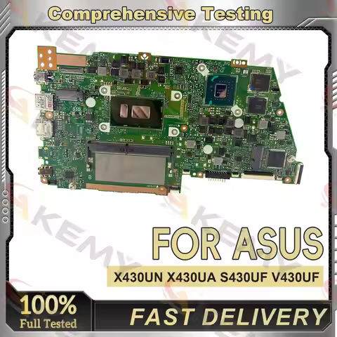 X430UN Laptop Motherboard For ASUS VivoBook S4300U R430U S14 X430U X430UN S430U V430U K430U Mainboar
