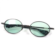 全新未使用商品 ▼ DITA DTS178 POETICON-ONE 大理石紋亞洲限定橢圓形太陽眼鏡 槍灰色淨CLEAR藍鏡片：綠色 52□20-135 示範鏡片 日本製造 男士 零售價：¥95,70