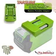 TARSURR Battery Adapter Holder, Multifunctional Portable Belt Clip, Gifts 40V Lithium USB Type-C Cha