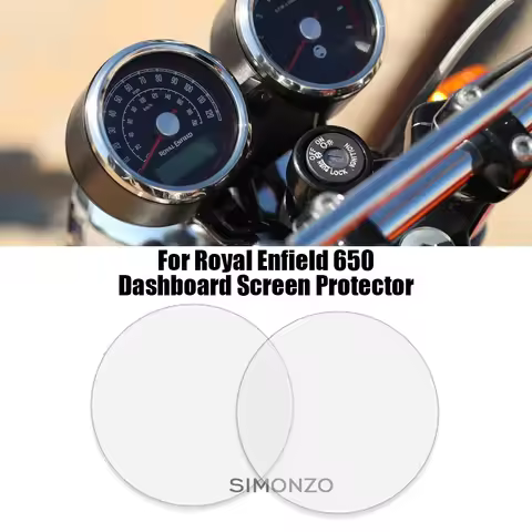 For Royal Enfield 650 Interceptor Continental GT 2018 Motorcycle Dashboard Screen Protector Scratch 