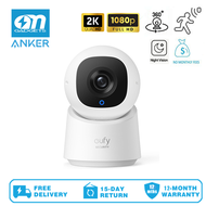 Anker T8W11 eufy Security Indoor Cam C220 2K Resolution Security Camera with 360° PTZ Plug-in Securi