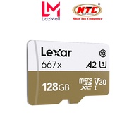 [KHÔNG BOX] Thẻ Nhớ MicroSDXC Lexar Professional 667X V30 U3 4K A2 128GB R100MB/s (Vàng) Nhat Tin Au