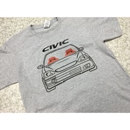 2026 fashion Honda Civic Ek Ek9 Ek4 Ek4d Type R Jersey Roundneck Short Sleeves T-shirt