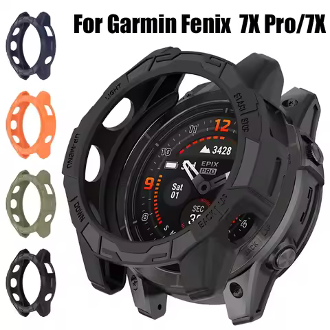 47mm 51mm TPU Silicone Case For Garmin Fenix 7 7X Pro Epix Pro Gen2 Soft Silicone Protective Case Fo