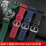 Suitable for G-SHOCK Casio Watch GM-2100 GA-2100 Strap Accessories GM-5600/GA5600 Resin Silicone Wat