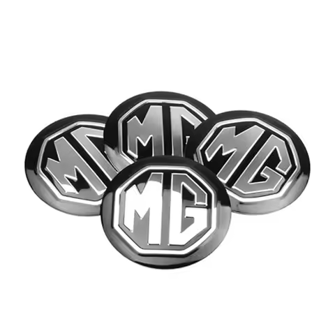 4Pcs 56mm Car Wheel Hub Center Stickers Decals for Morris Garages MG 3 5 6 7 TF ZR ZS GS GT HS EZS E