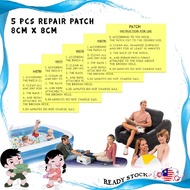 [HOT SALES]INTEX Repair Patches IT 5 PCS Patches Repair Kit Inflatable Repair Patch for Swimming Pool / Air Bed / Sofa