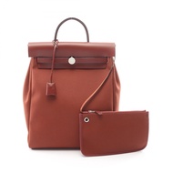 【二手】愛馬仕 HERMES 雙肩包，Herbag Zip-Ad PM，Le Tourne，ブラウン，其他，Herbag Zip-Ad PM Le Tourne，女士
