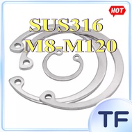 316 Estanyol na Hindi Kaagnas Hole Retaining Ring M8-M120[TF-FC-1]