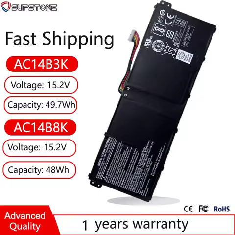 AC14B3K AC14B8K Battery For Acer Aspire ES1-512,311,571,572,731G,521,522,523,732,A315,A515,A517,A715