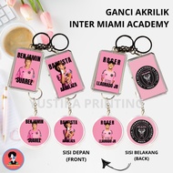 GANTUNGAN (GANCI) Benjamin Suarez Roger Jr Boltista Angel JR Inter Miami Academy Acrylic Keychain - 