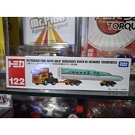 Tomica Long 122 Mitsubishi Fuso Great Shinkansen series H5 Hayabusa Transporter
