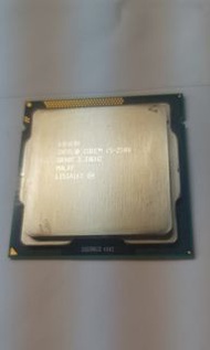 (名牌 DELL 電腦的零件) Intel CPU 英特爾中央處理器, Core, i5-2500; SR00T; 3.30GHZ; Malay; L153A162; CPU socket 插座: L