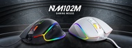 GAMING NUBWO NM102M RGB LIGHTING ERGONOMIC DESIGN Gaming Macro Mouse เมาส์ มาโคร เกมมิ่ง NM-102 M