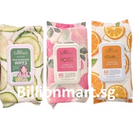 Everfresh Luxurious Facial Wet Wipes Makeup Remover Wipes 60s