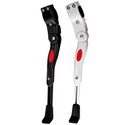 Bike Adjustable Kickstand, Aluminum Alloy, Black, Fits 20 - 29"/451 - 650C Wheels, Length 23 - 28cm