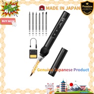 Direct from Japan  USB Soldering Iron PD 96W Rapid 2s High Power Temperature Adjustable 80-420℃ Disp