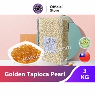 GOLDEN PEARL 3KG TAIWAN 黄金琥珀珍珠粉圆 Milk Tea | Boba | Dessert | Tapioca Pearl | Bubble Tea