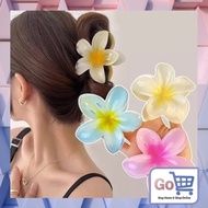 Go - F6501 Flower Hair Clips Hair Clips Hair Accessories Wanita Frangipani Flower Hair Clips