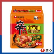 農心 - 辛辣辣泡菜味炒麵 137gx4pc 신라면볶음김치 4pk