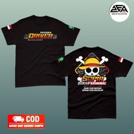 Indonesian Driver Charm T-shirt V5 /Men's One Piece series Driver's T-shirt Premium 24s CombedWanita